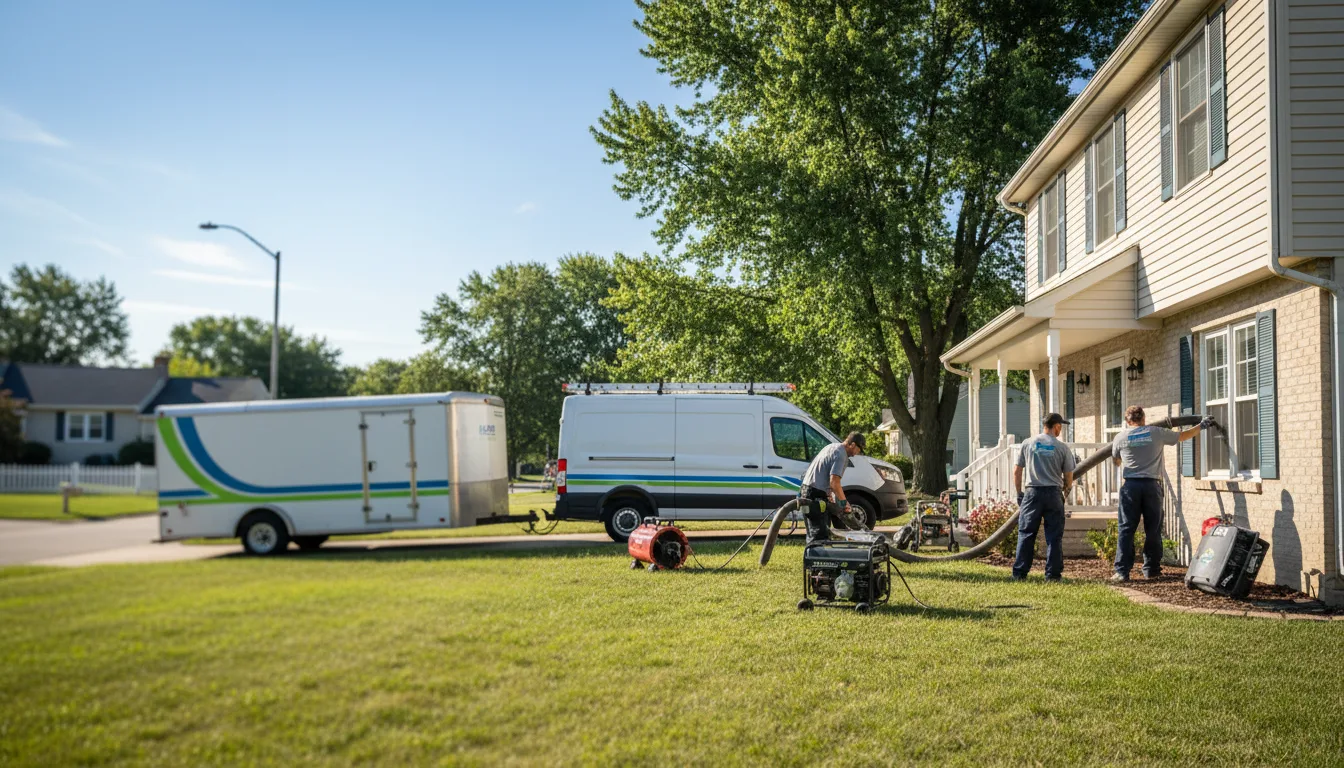 Flooded Basement Restoration And Cleanup With Repair in Cecil, OH near me